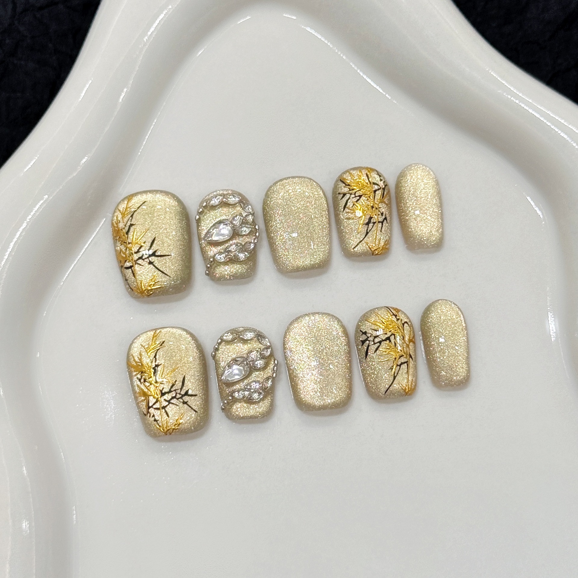 Resin Craft Material - 10pcs New Chinese Style Handmade Fake