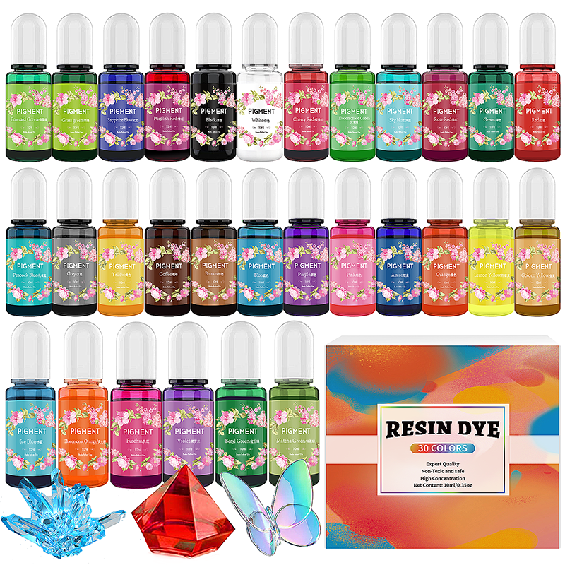 Epoxy Uv Resin Kit - Epoxy Resin Pigment Kits Candle Dye