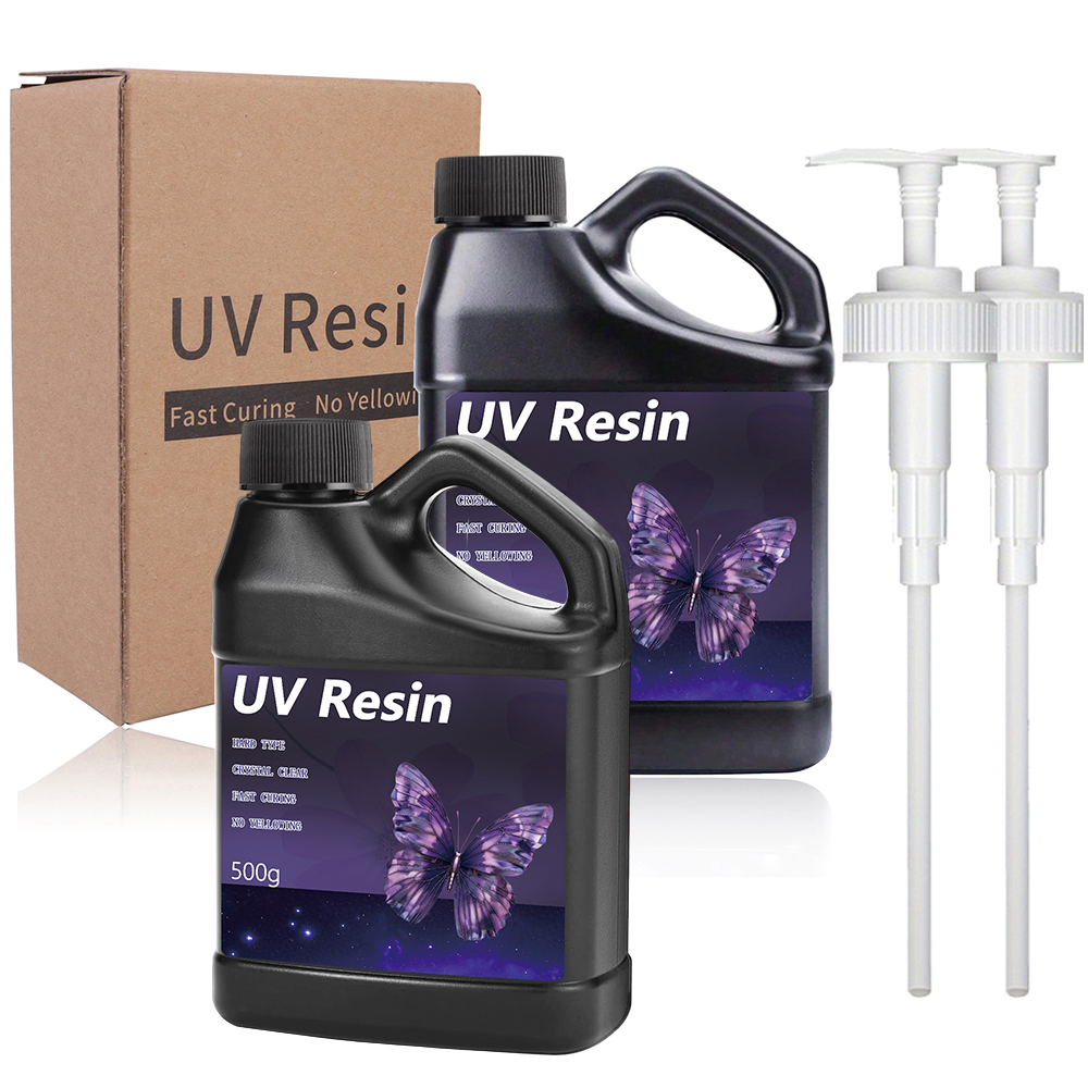 Epoxy Uv Resin Kit - UV Resin-Bulk Upgraded Crystal Clear Hard