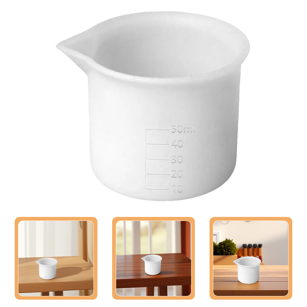 Mixing Cup Silicone - 3Pcs 50Ml Silicone Measuring Cups Clear