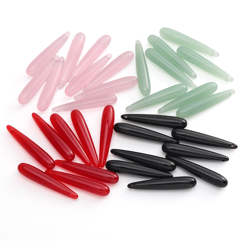 Resin Craft Projects - 5pcs Beads Resin Teardrop Shape Loose