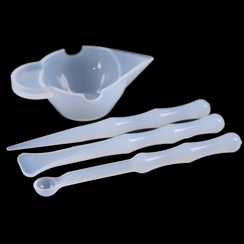 Mixing Cup Silicone - 4pcs/Set Mix Cup Silicone Mold Epoxy