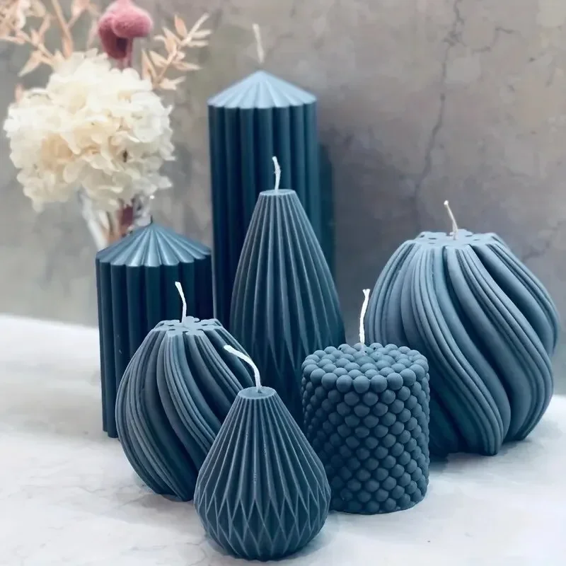 Resin Craft Projects - 3D Spiral Striped Silicone Mold for