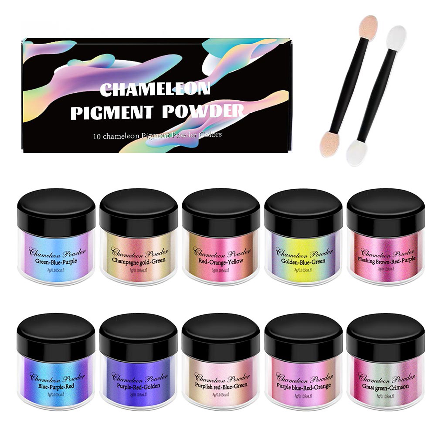 10/20pcs Mirror Chameleons Pig - Resin Glitter Pack recension och pris