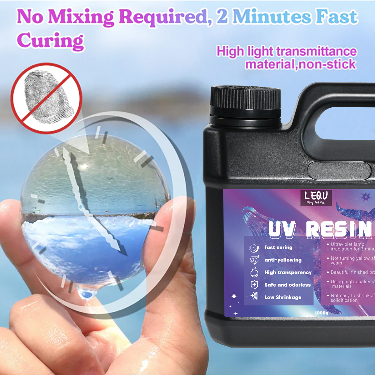 Bulk UV Resin Crystal Clear La - Epoxy Uv Resin Kit recension och pris