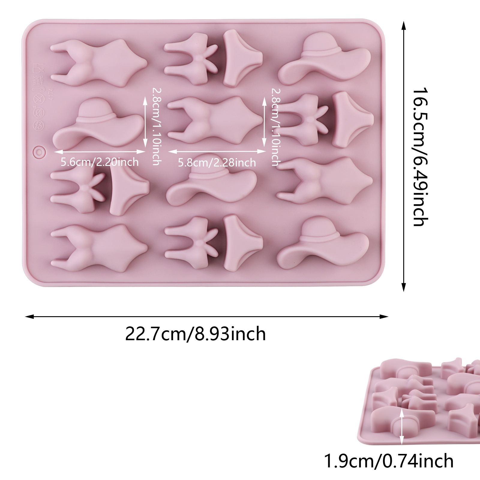 A Summer-Themed Beach Bikini M - Resin Craft Material recension och pris