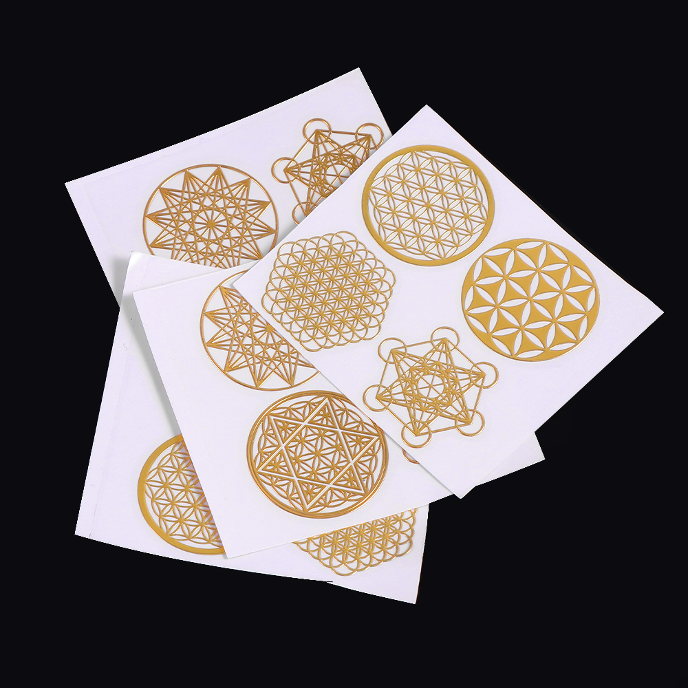 New Geometric Pattern Metal En - Flower Preservation Resin recension och pris