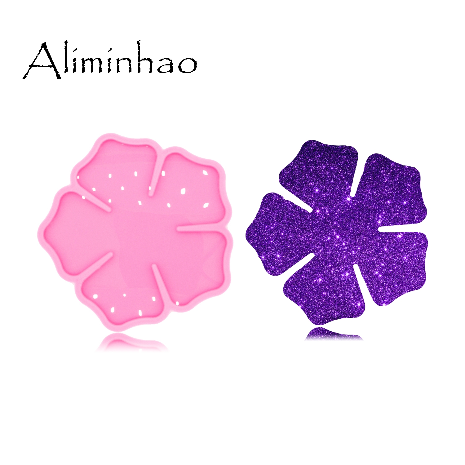 DY0488 Shiny High Quality Flow - Geode Mold Silicone recension och pris