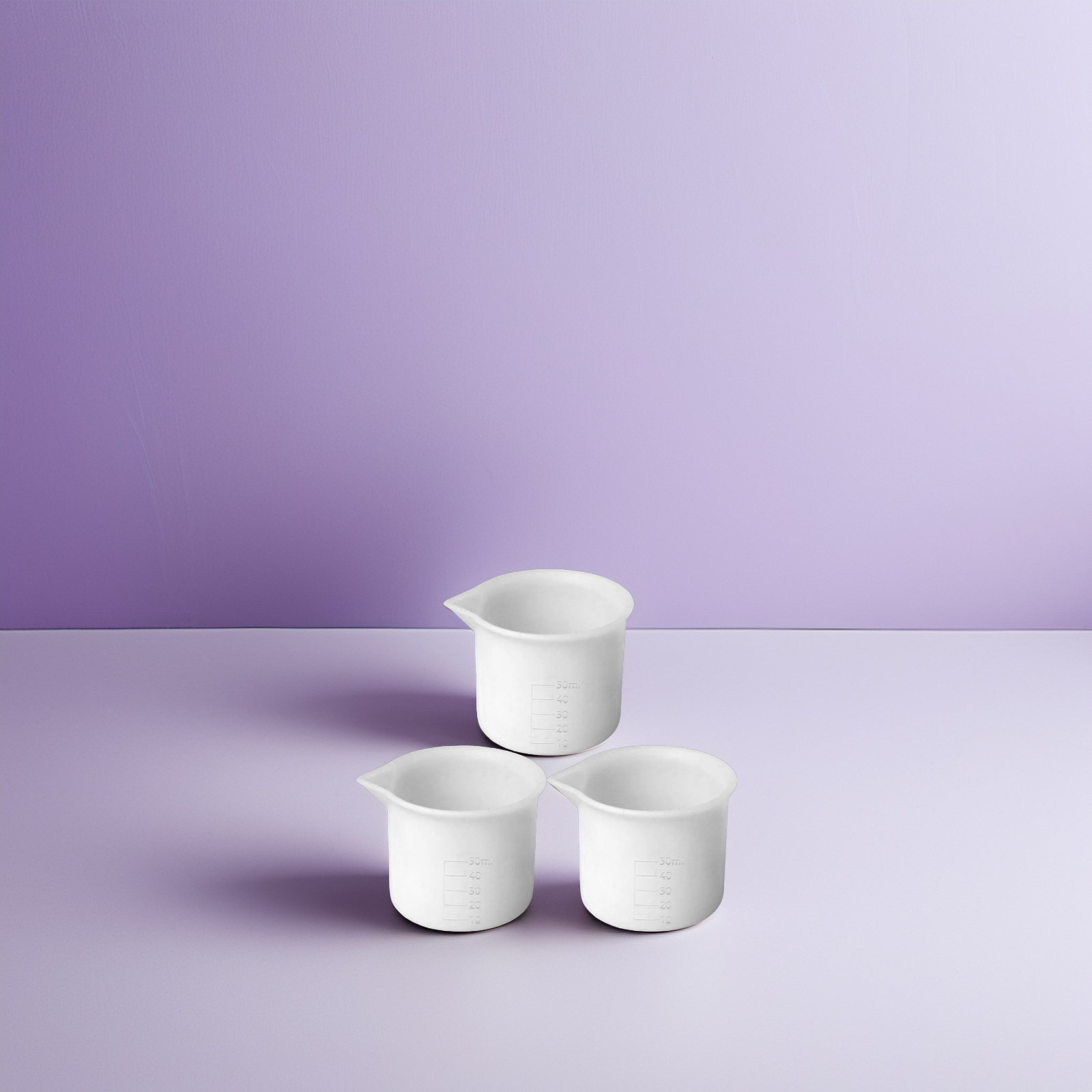 3Pcs 50Ml Silicone Measuring C - Mixing Cup Silicone recension och pris
