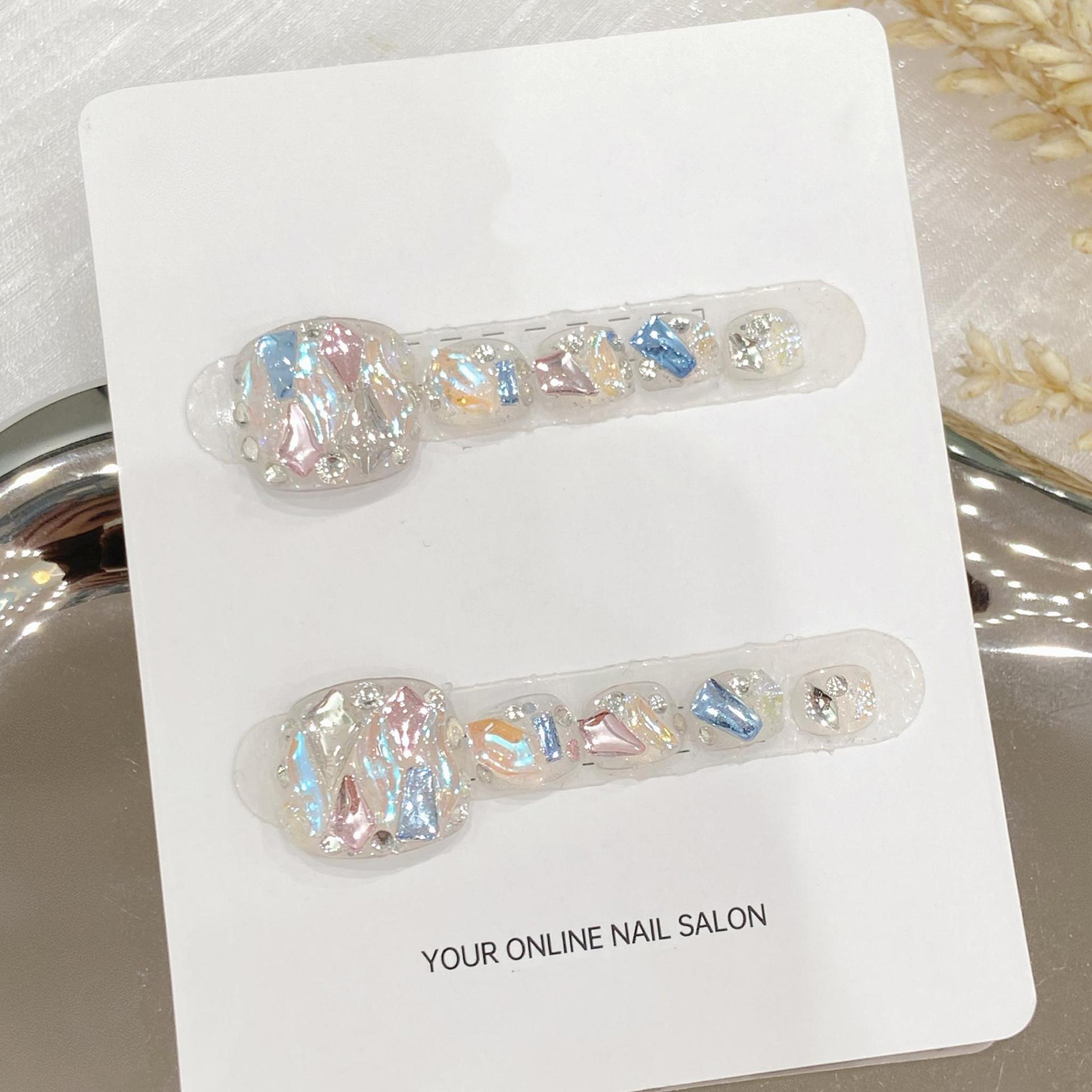 Handmade Press On Nails Transp - Resin Craft Material recension och pris