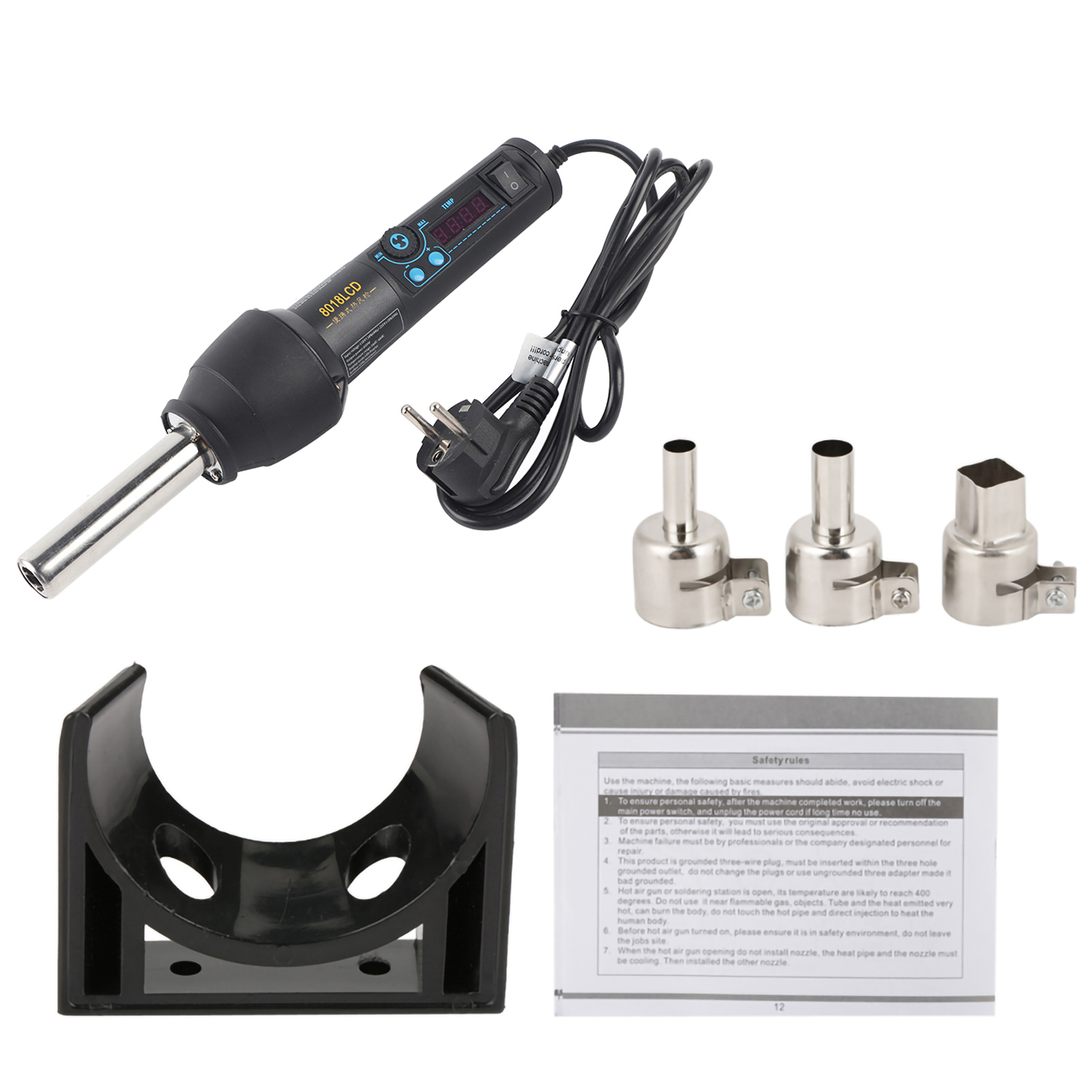 8858‑I / 650W LED Digital Disp - Heat Gun Small recension och pris