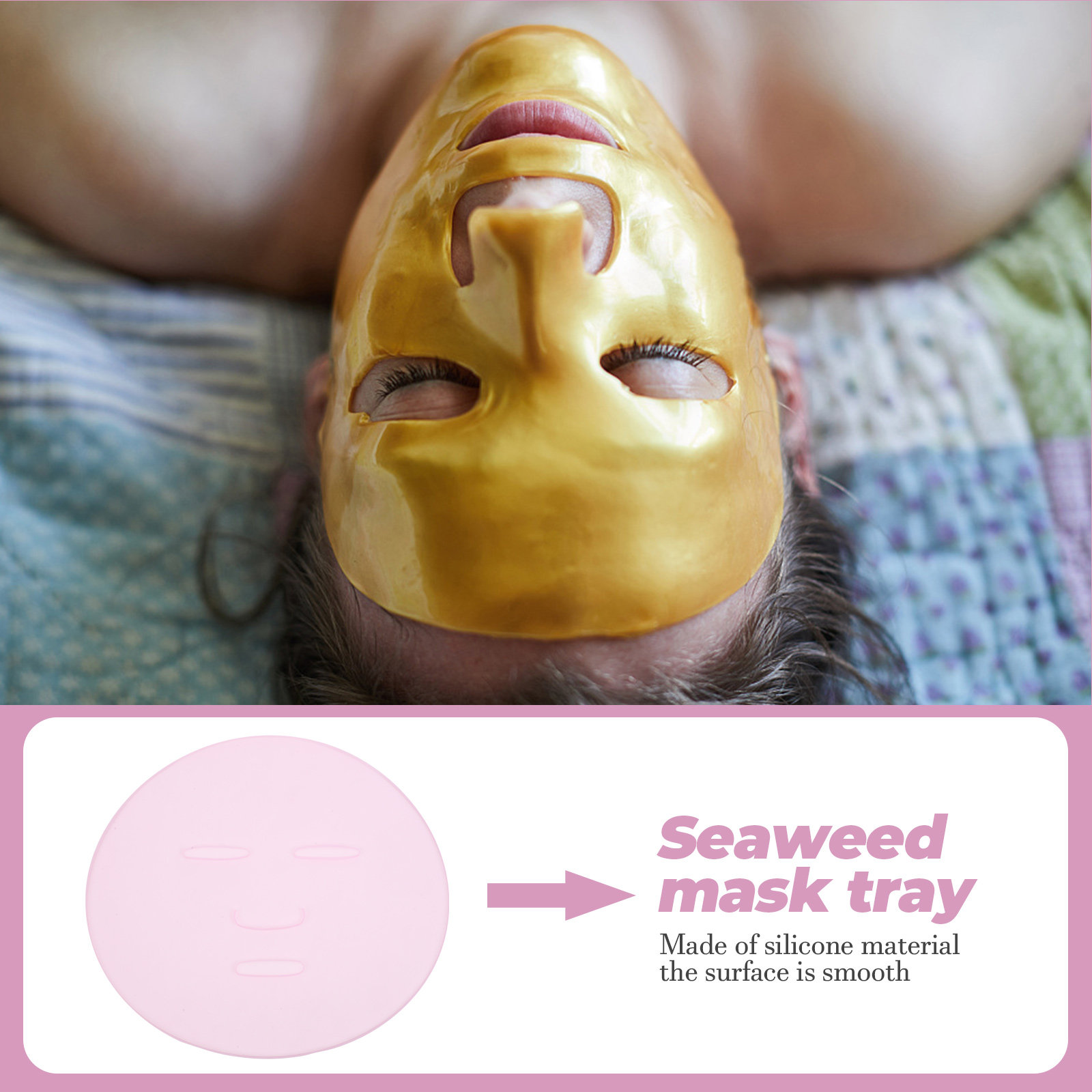 2Pcs DIY Seaweed Mask Mold Reu - Silicone Mold Tray recension och pris