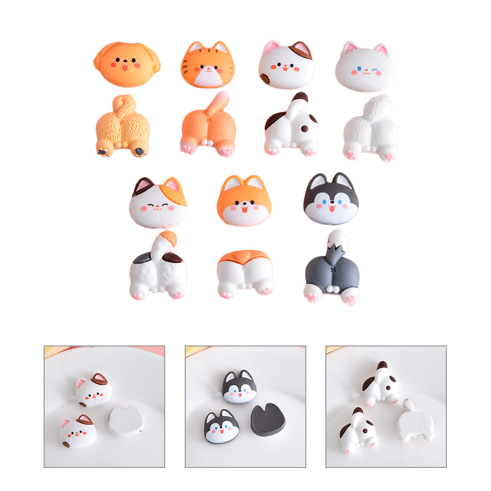 14Pcs DIY Resin Cartoon Charms - Resin Crafts Diy recension och pris