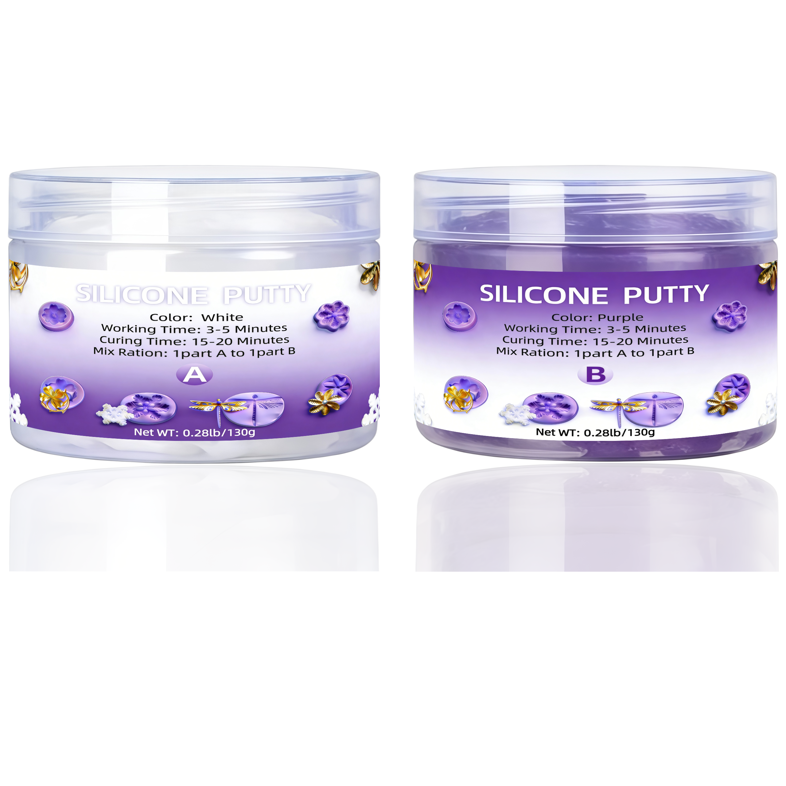 Silicone Putty - Flexible Sili - Resin Craft Kit recension och pris