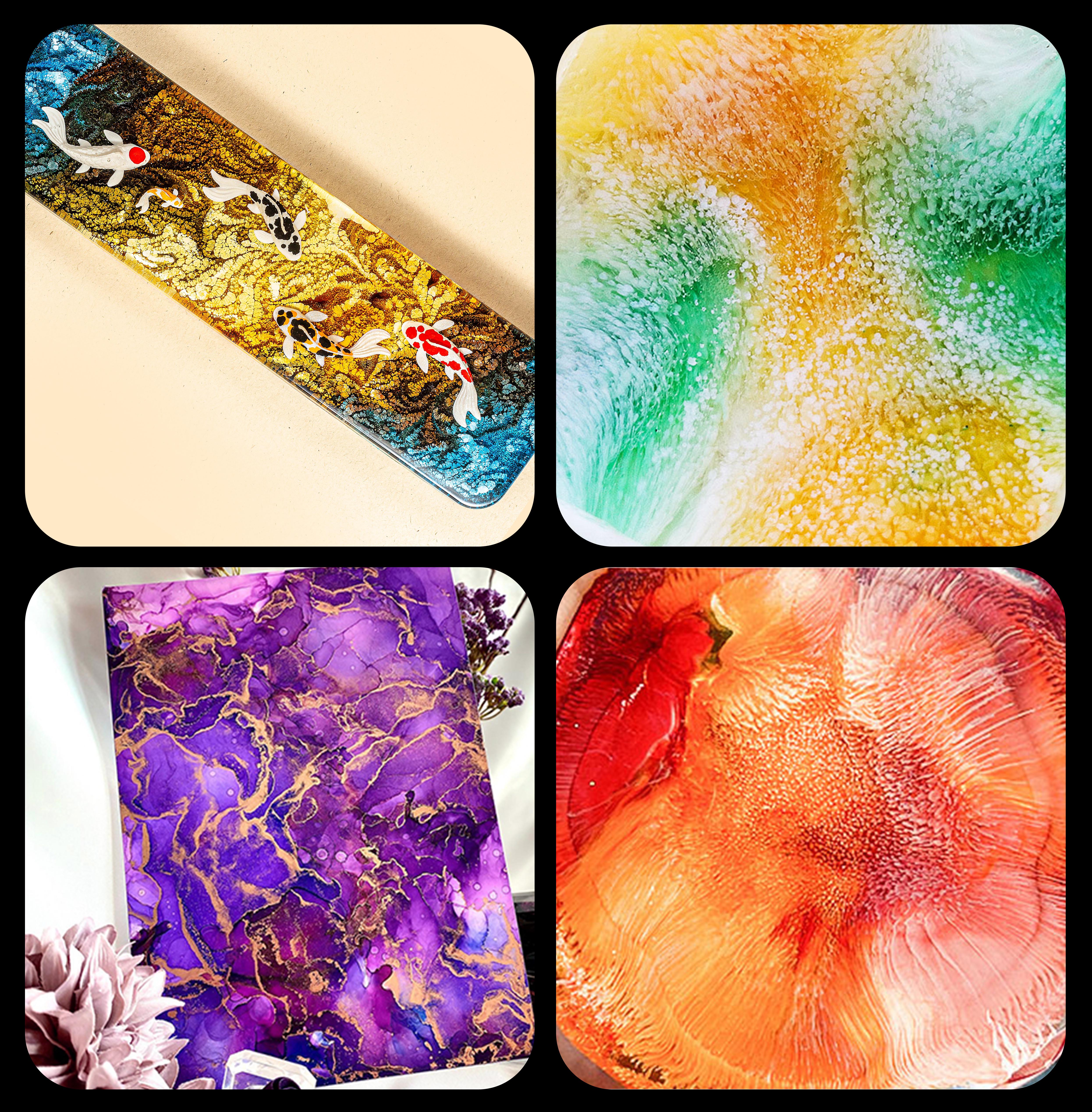1 Set Art Ink Alcohol Epoxy Re - Resin Dye Alcohol recension och pris