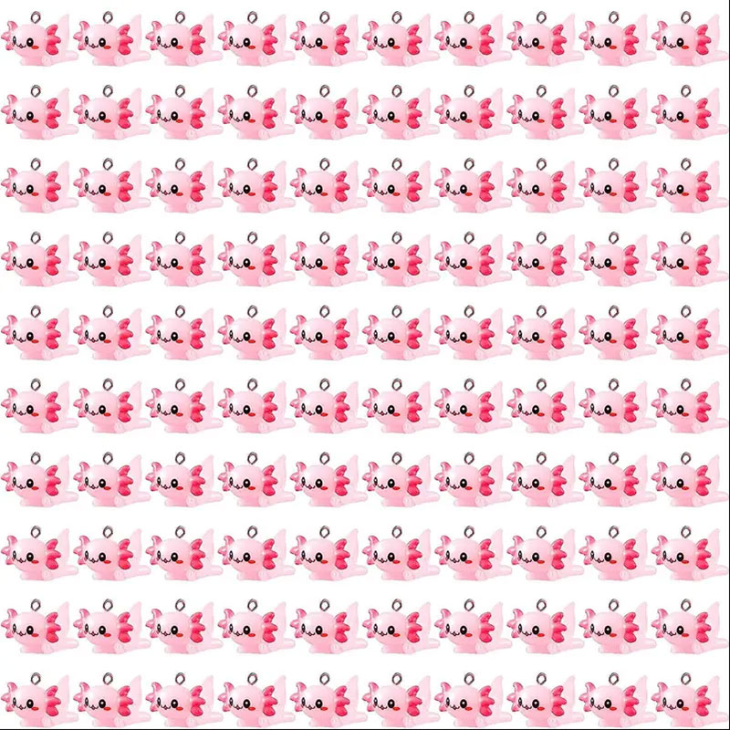 10PCS Resin Mini Axolotl Charm - Resin Craft Material recension och pris