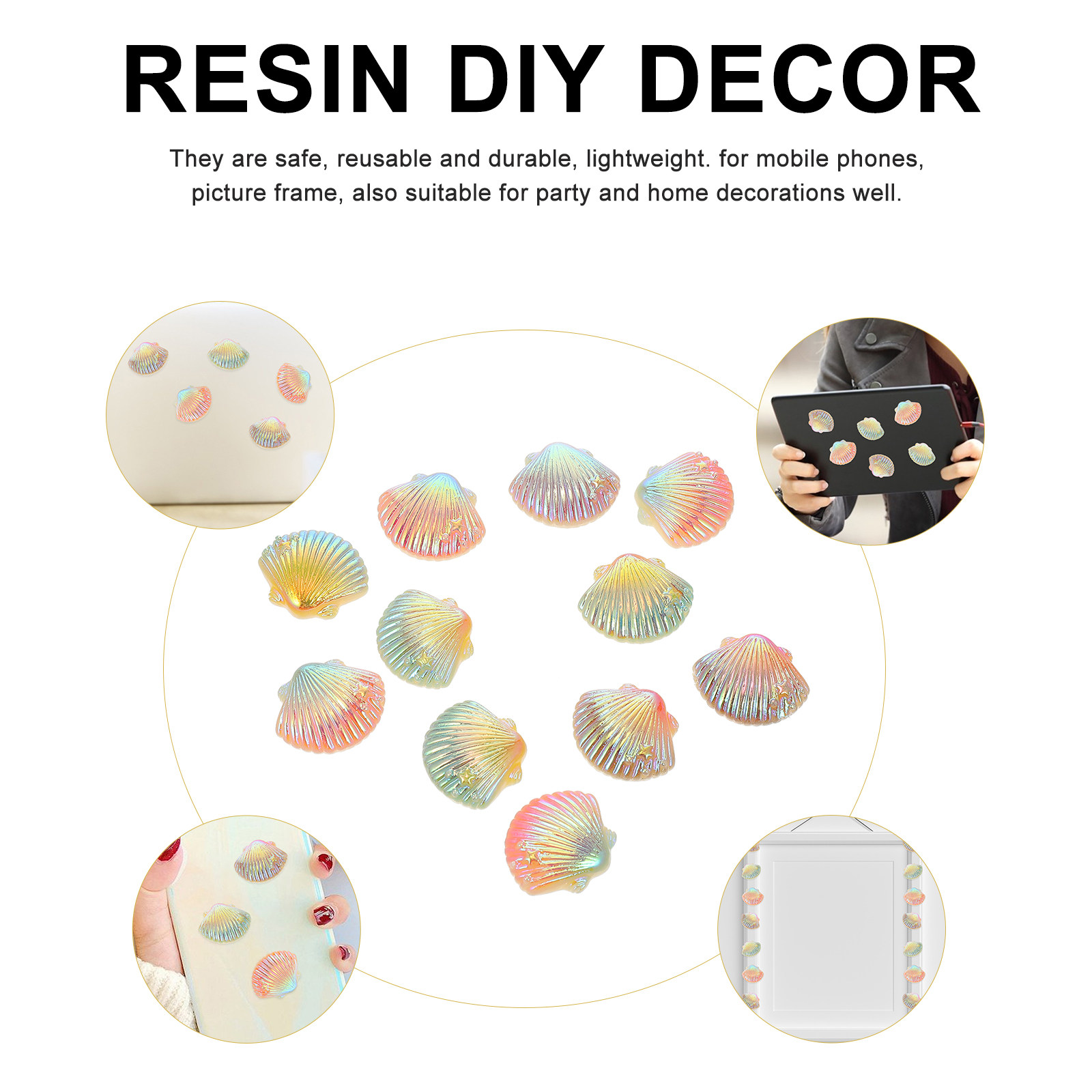 20Pcs Safe Odorless DIY Phone  - Resin Crafts Diy recension och pris