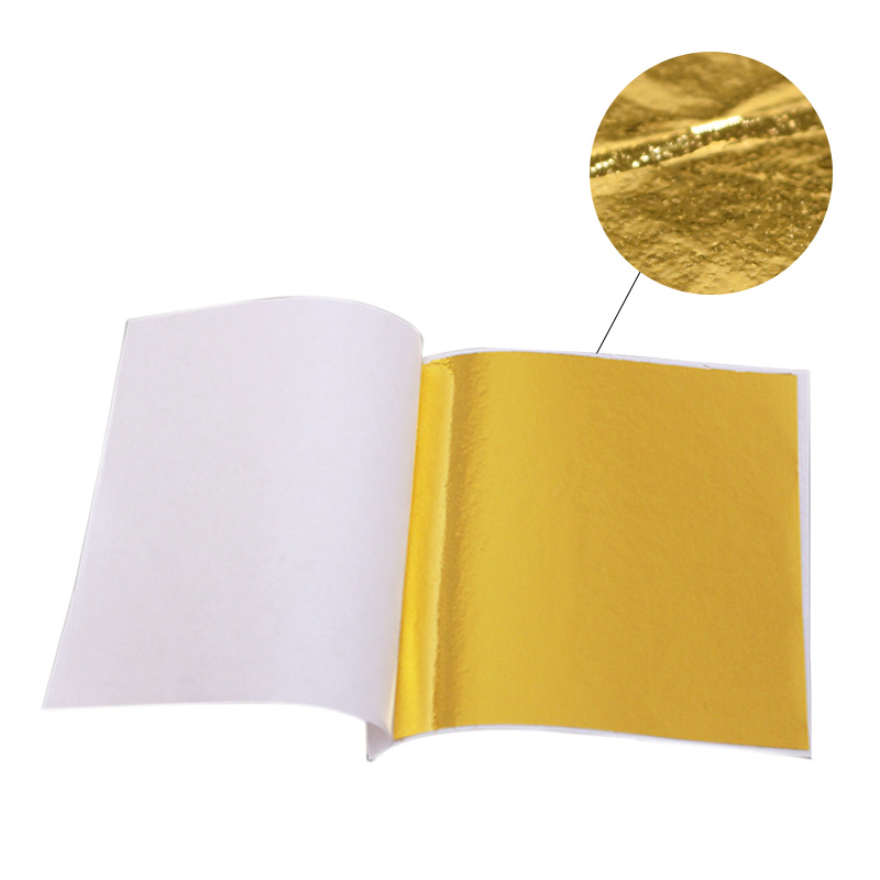 100pcs Imitation Gold Sliver L - Gold Foil Flakes recension och pris