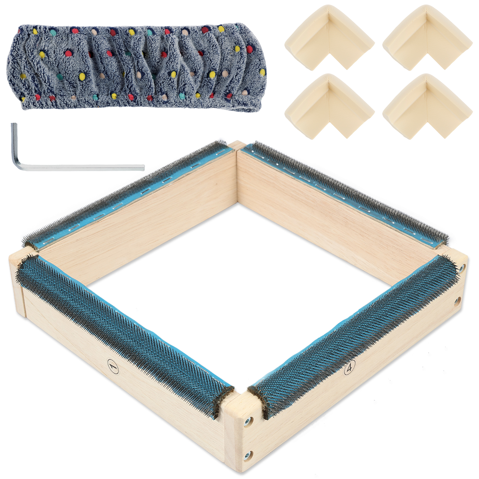 Punch Needle Frame Square Embr - Wood Ring Blank recension och pris