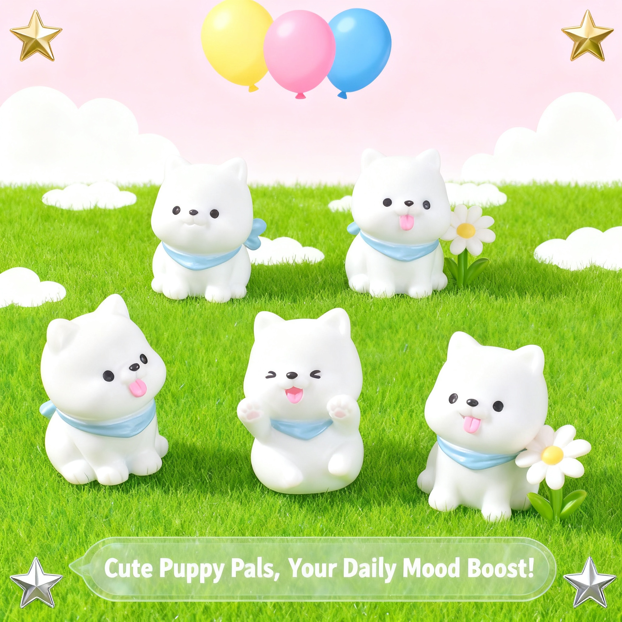 4Pcs Set Cute Cartoon Anime Do - Resin Craft Kit recension och pris