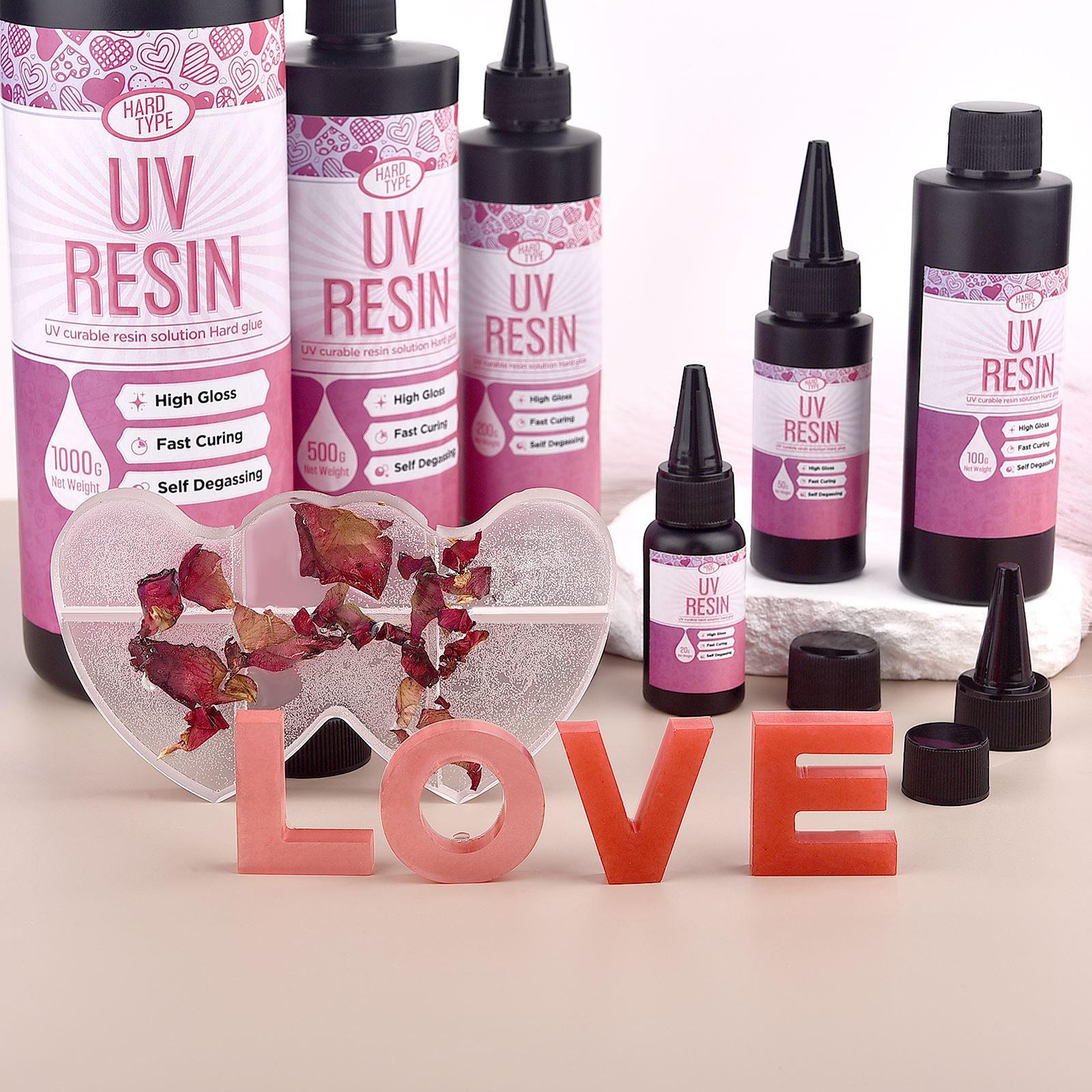 UV Resin Glue Transparent Epox - Epoxy Uv Resin Kit recension och pris