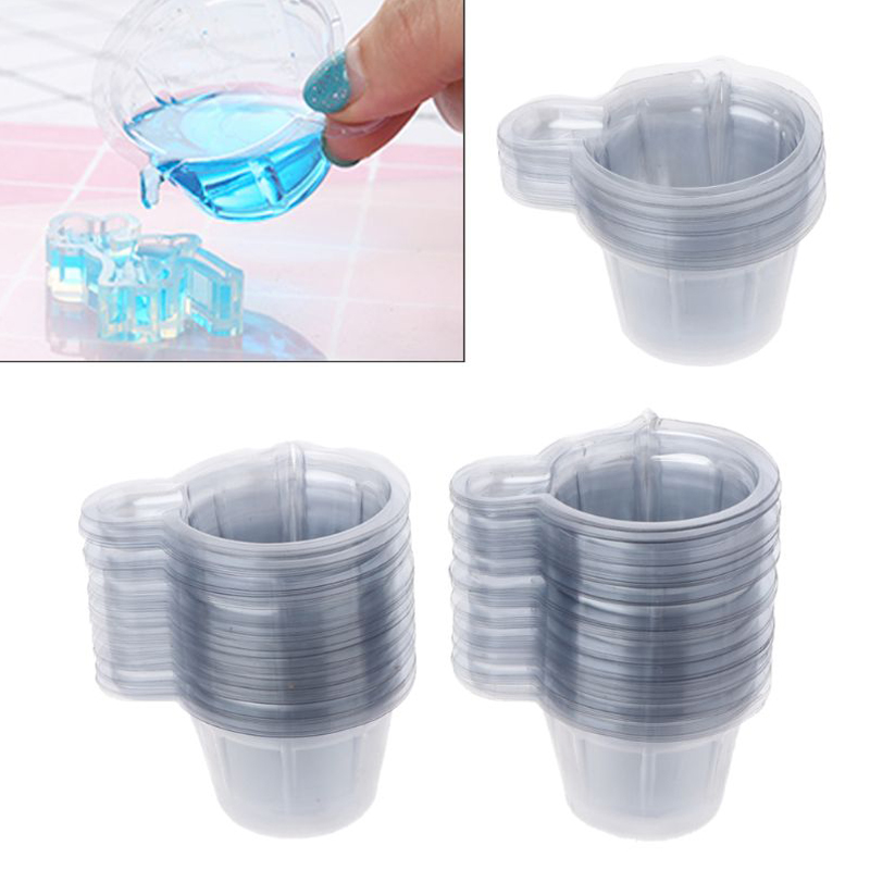 10-100Pcs 40ML Plastic Disposa - Mixing Cup Silicone recension och pris
