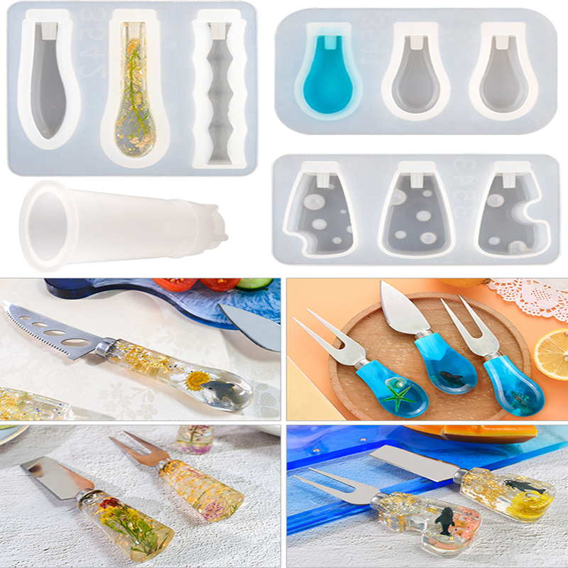 DM379 Knife And Fork Handle Re - Flower Preservation Resin recension och pris
