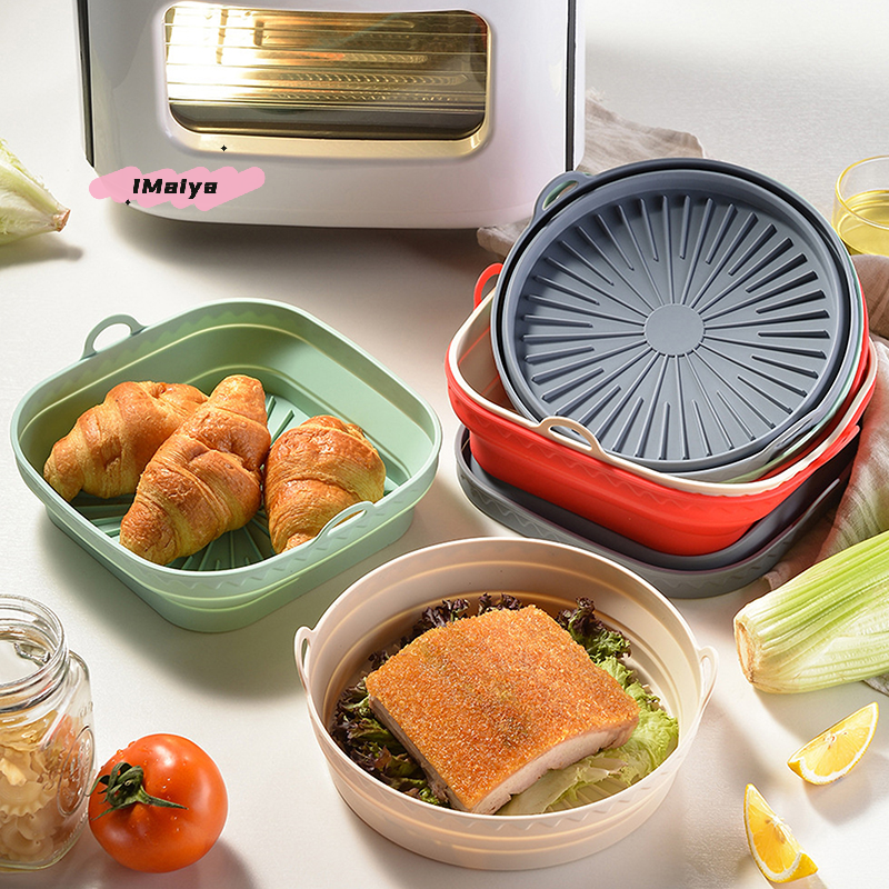 Square Foldable Air Fryer Sili - Silicone Mold Tray recension och pris