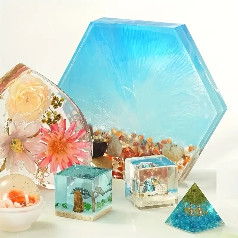 3/7pc Large Silicone Resin Mol - Flower Preservation Resin recension och pris