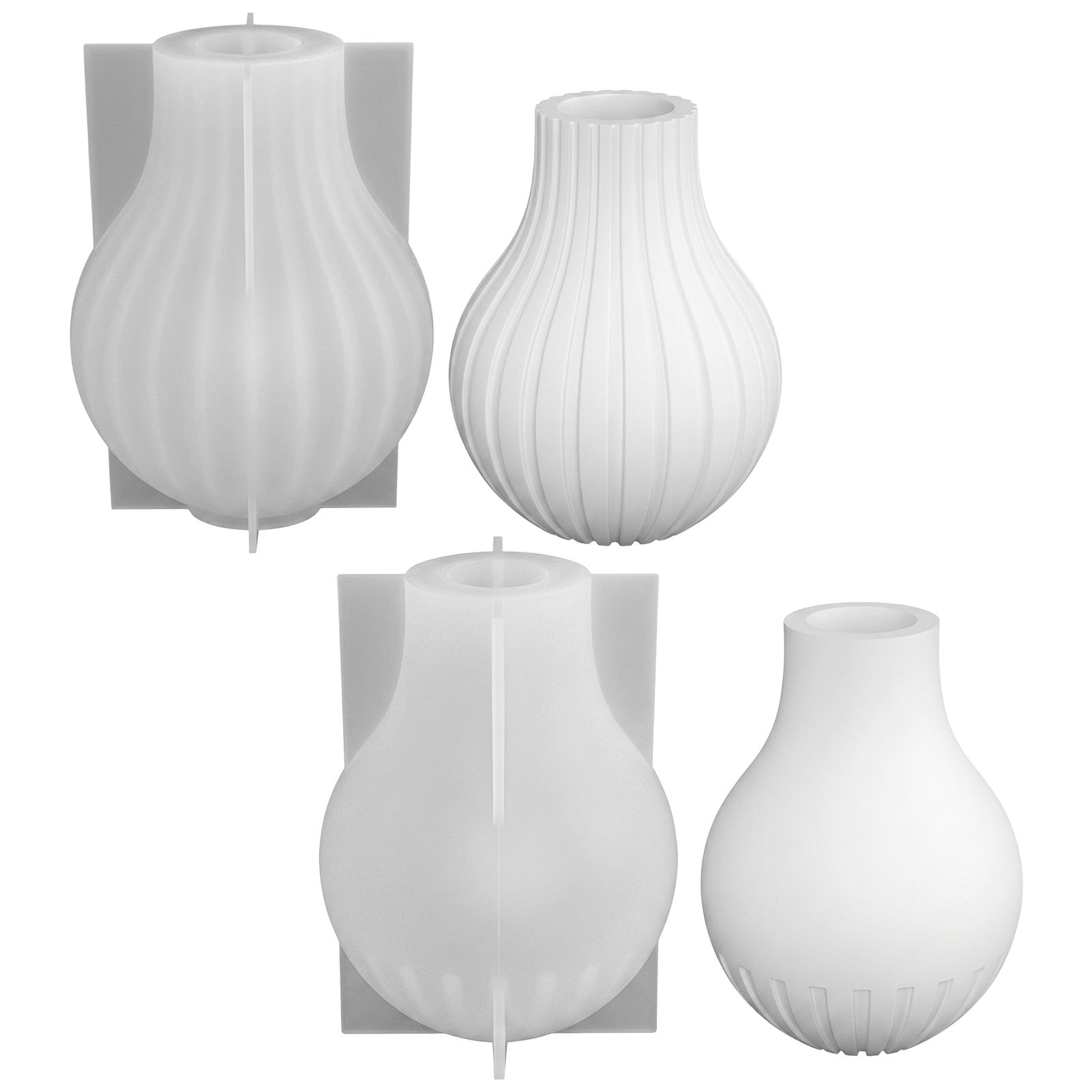 Silicone Vase Mold with Stripe - Resin Craft Ideas recension och pris