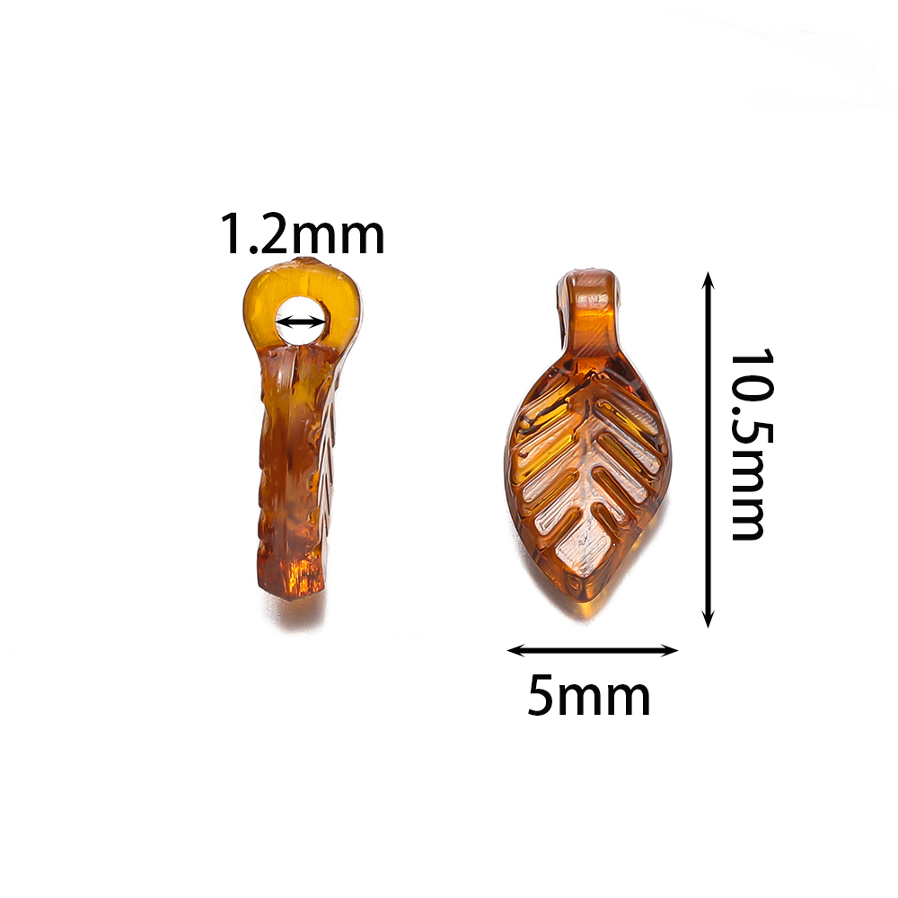 Acrylic Leaf Shaped Spacer Bea - Resin Craft Supplies recension och pris