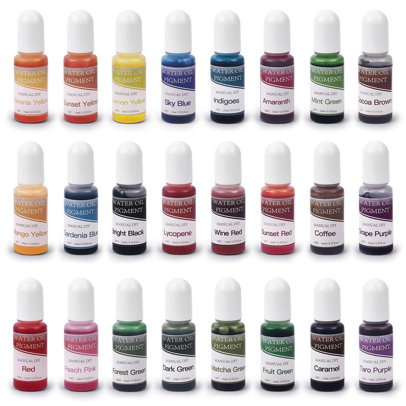 24 Colors/Set 10ml Art Ink Alc - Resin Dye Alcohol recension och pris
