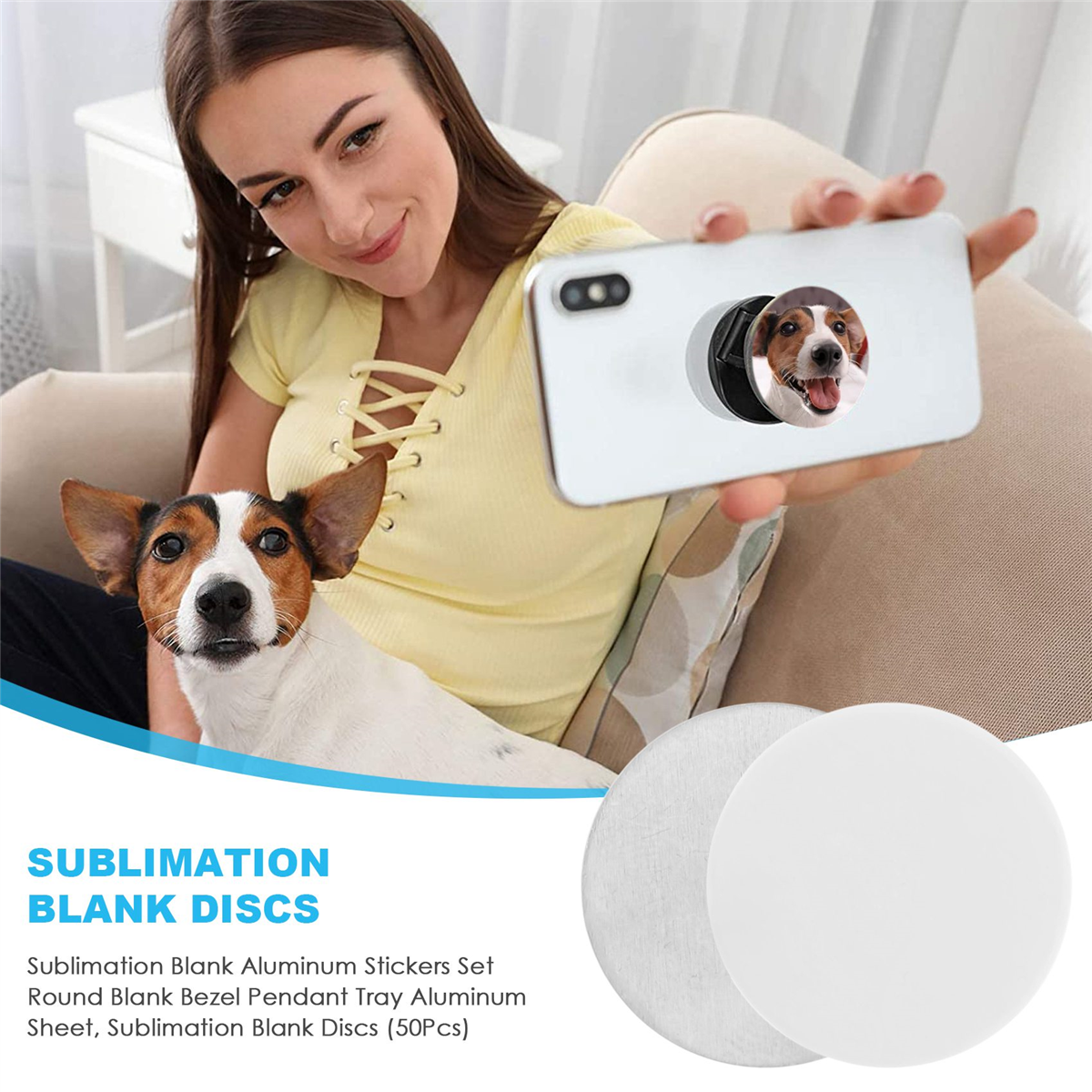 ABLG Sublimation Blank Aluminu - Bezels Set Pendant recension och pris