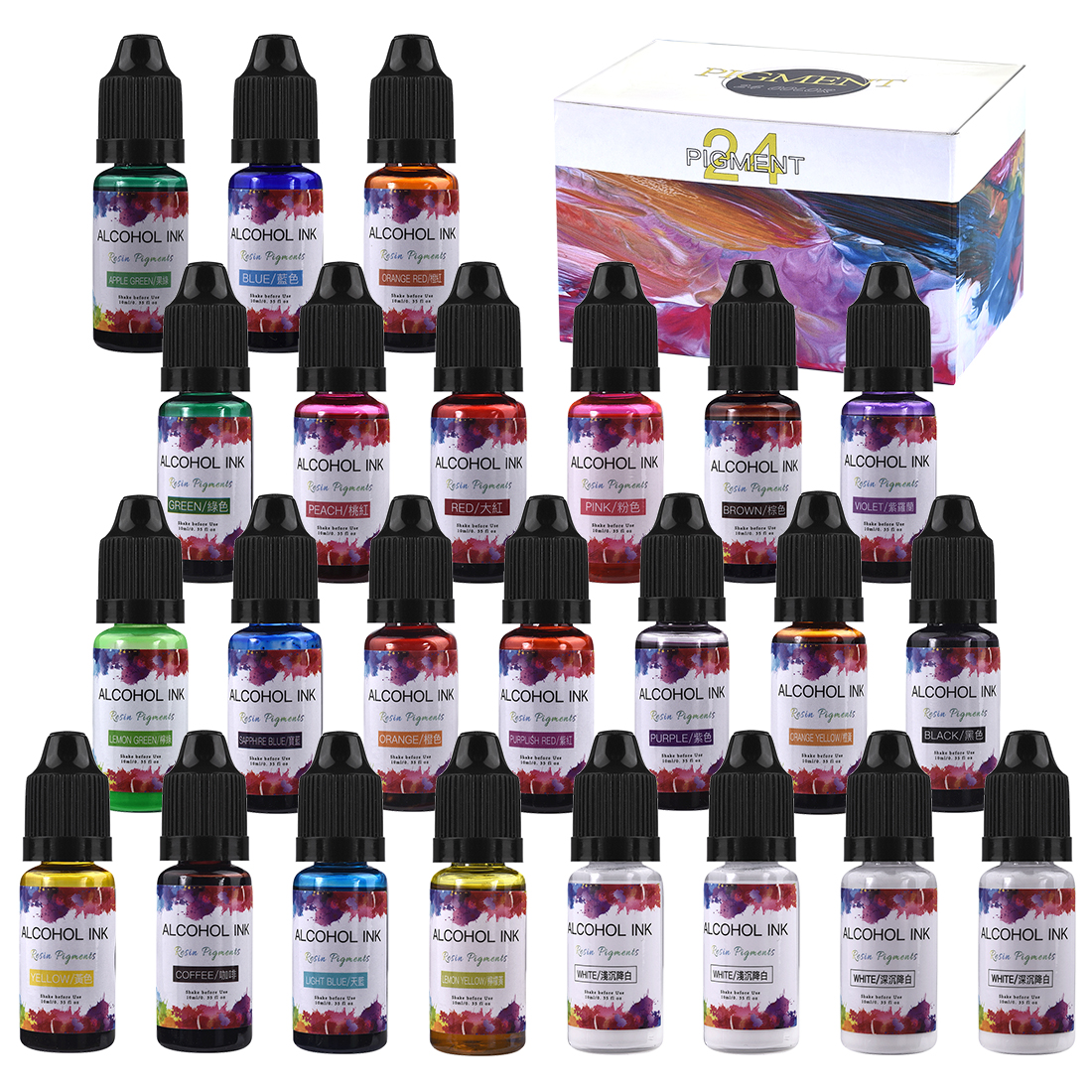 10ML Art Ink Alcohol Resin Pig - Resin Dye Alcohol recension och pris