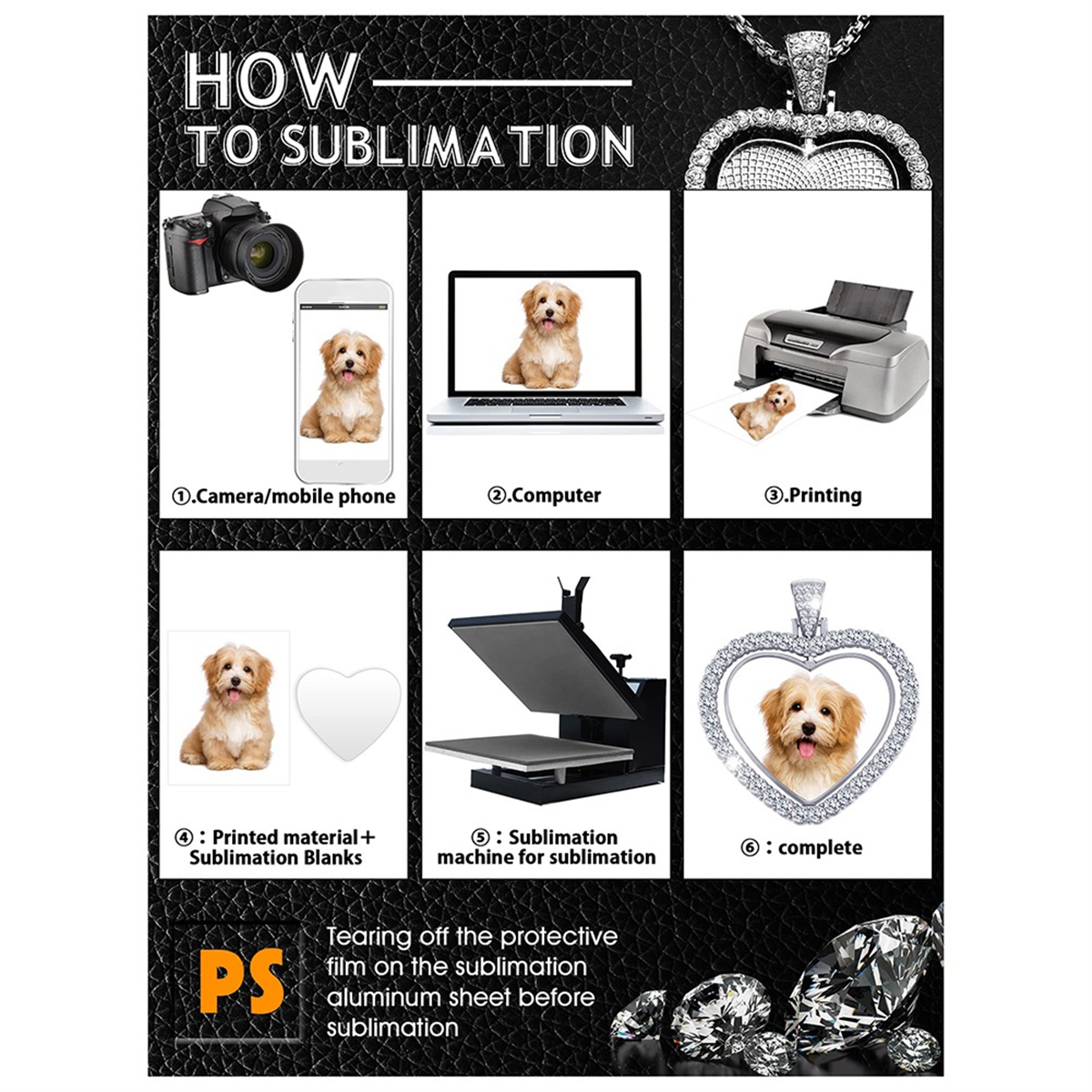 24Pcs Sublimation Rhinestone T - Bezels Set Pendant recension och pris