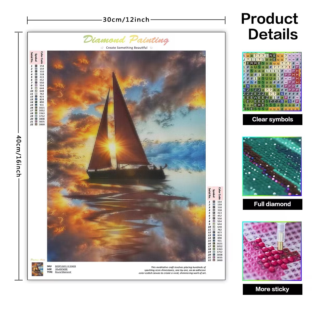 GATYZTORY Diamond Painting Ani - Resin Craft Kit recension och pris
