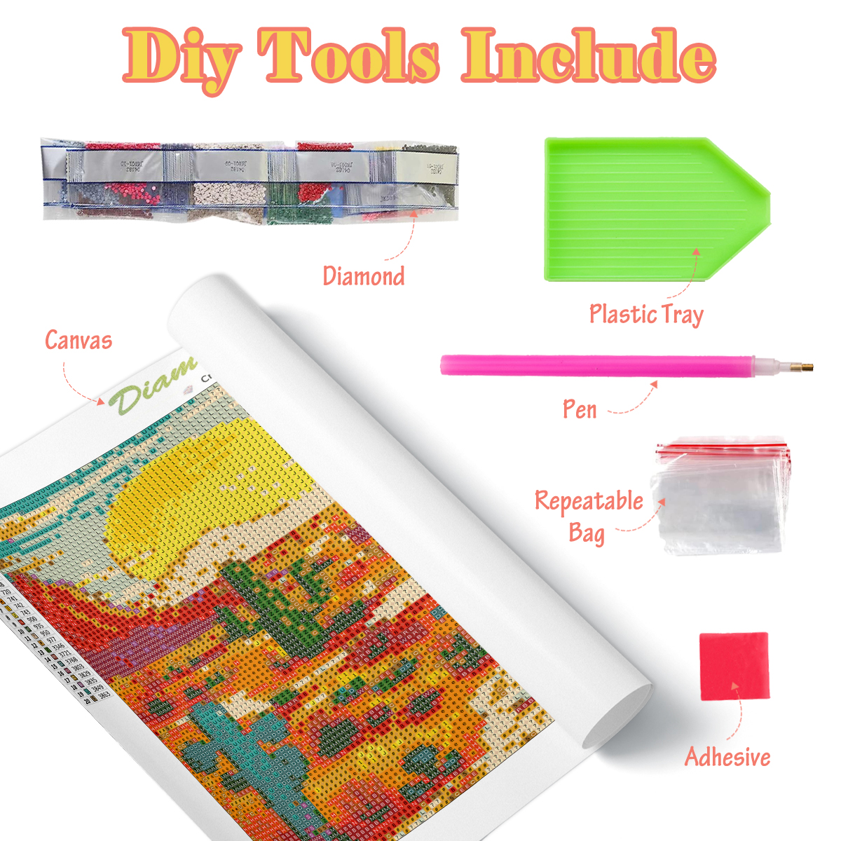 GATYZTORY Diamond Painting Ani - Resin Craft Kit recension och pris