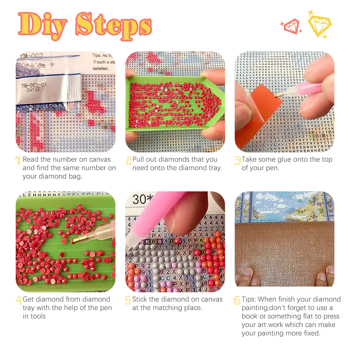 GATYZTORY Diamond Painting Ani - Resin Craft Kit recension och pris
