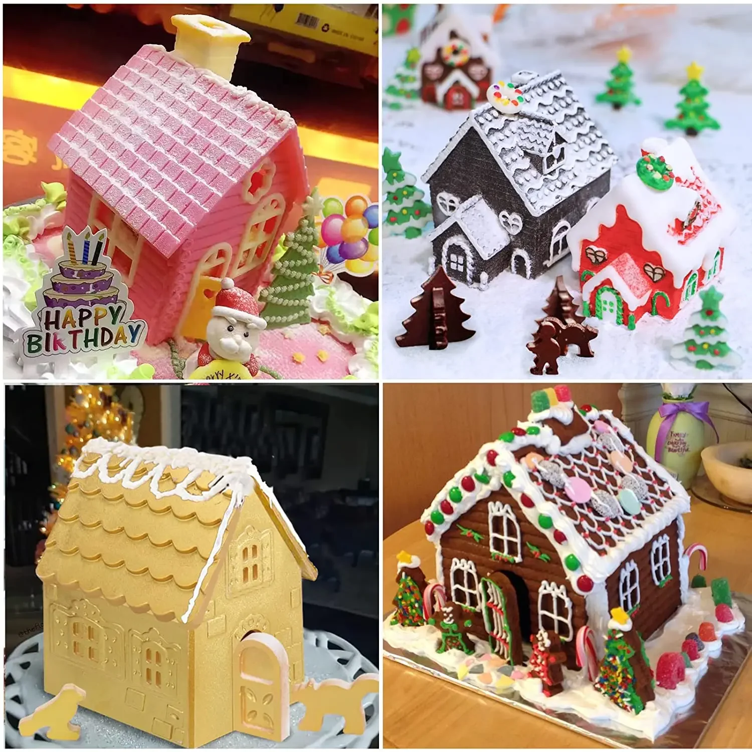 Christmas House Building block - Silicone Mold Tray recension och pris