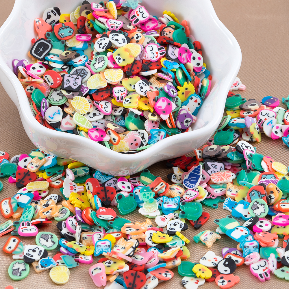 1000pcs Mix Fruit Soft Clay Sl - Flower Preservation Resin recension och pris