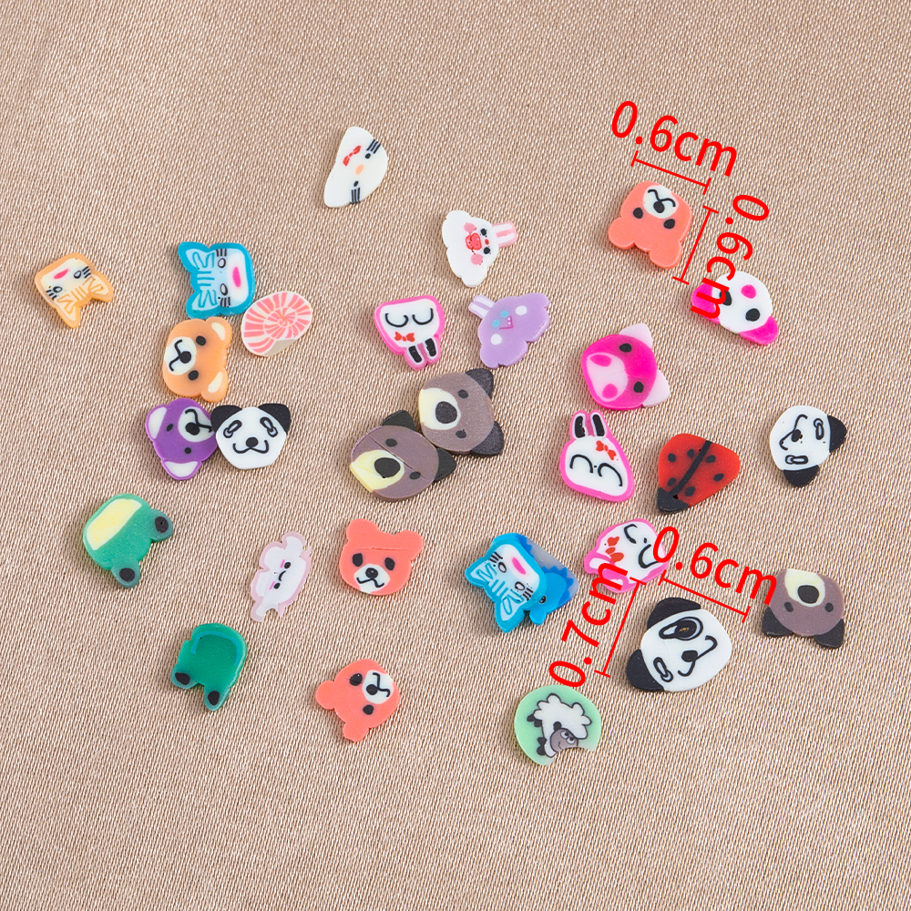 1000pcs Mix Fruit Soft Clay Sl - Flower Preservation Resin recension och pris