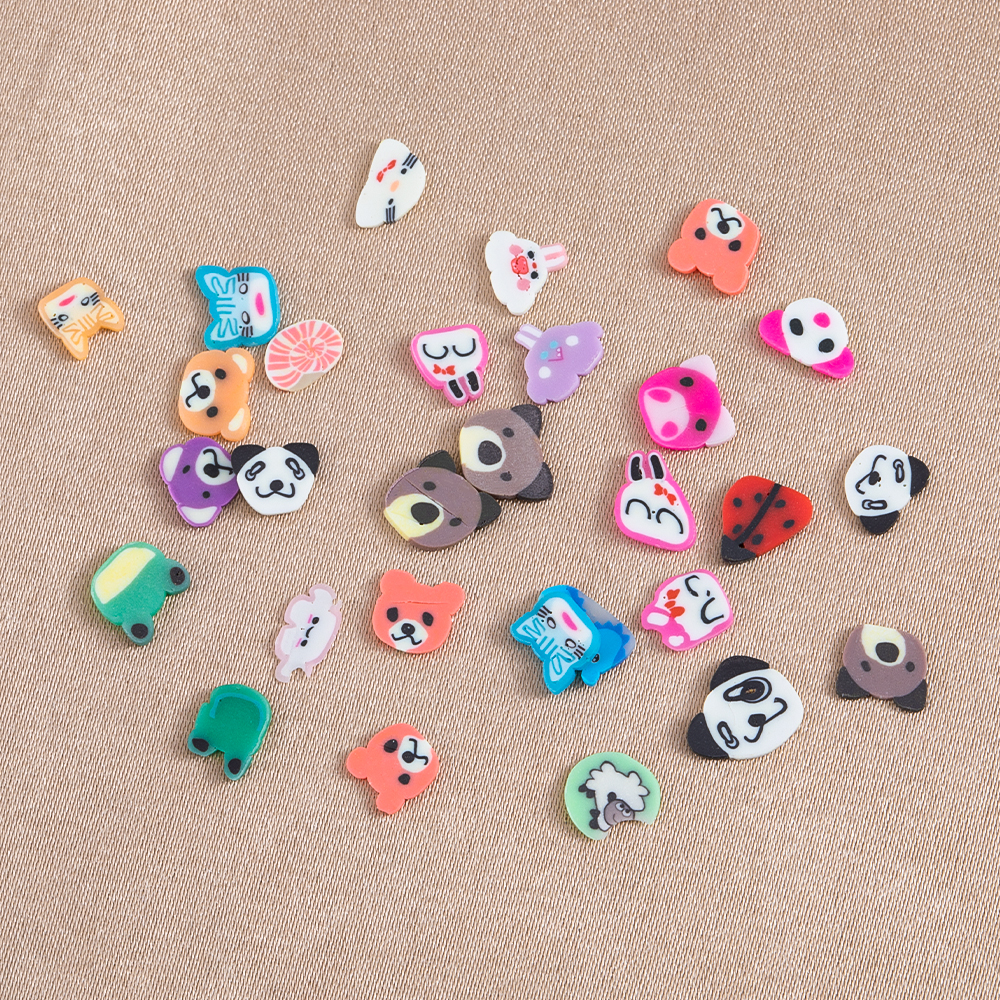 1000pcs Mix Fruit Soft Clay Sl - Flower Preservation Resin recension och pris