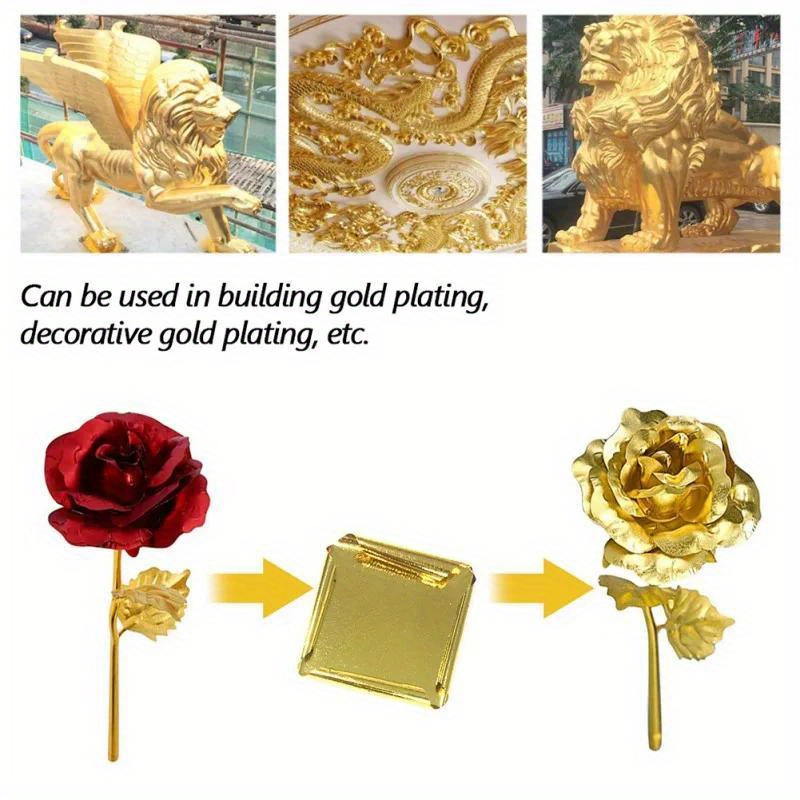 Aomily 9x9cm 100 Sheets Practi - Gold Foil Flakes recension och pris