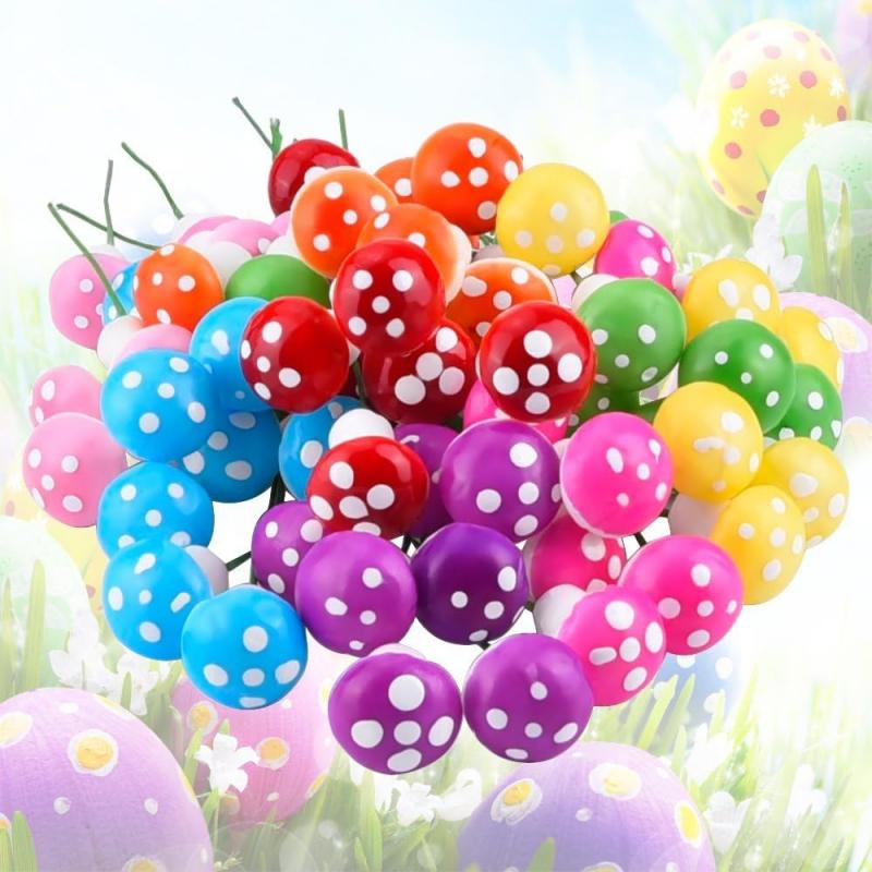 10-80PCS Mini Color Mushroom D - Terrarium Moss Art recension och pris