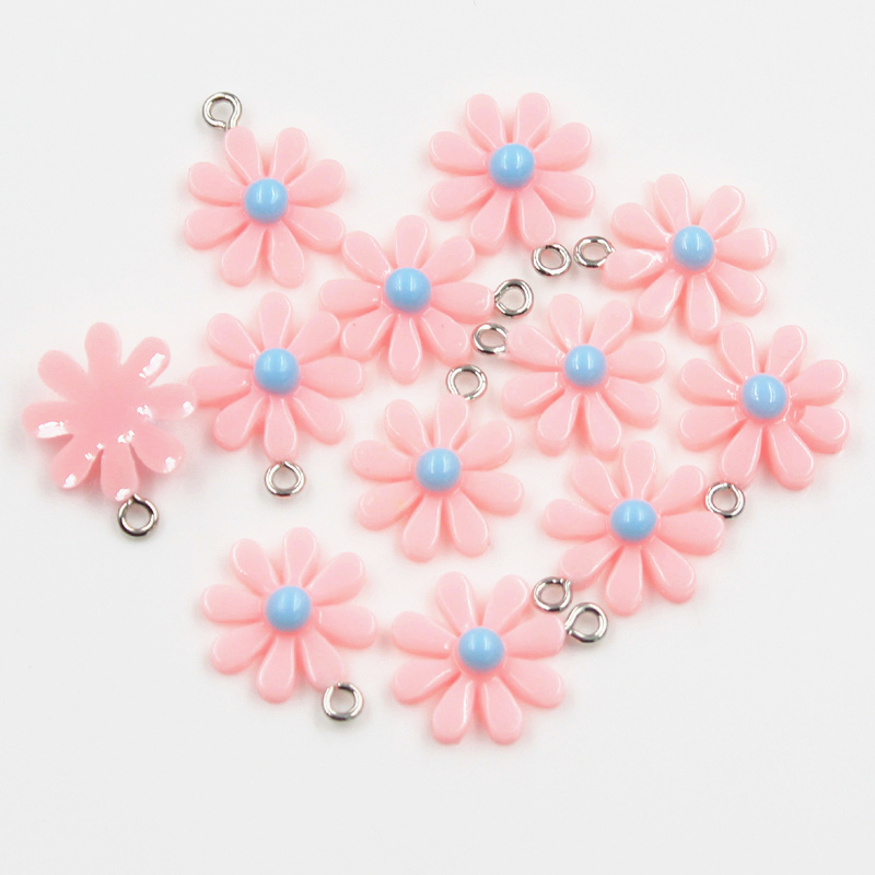 30pcs Charms flower sunflower  - Resin Craft Ideas recension och pris