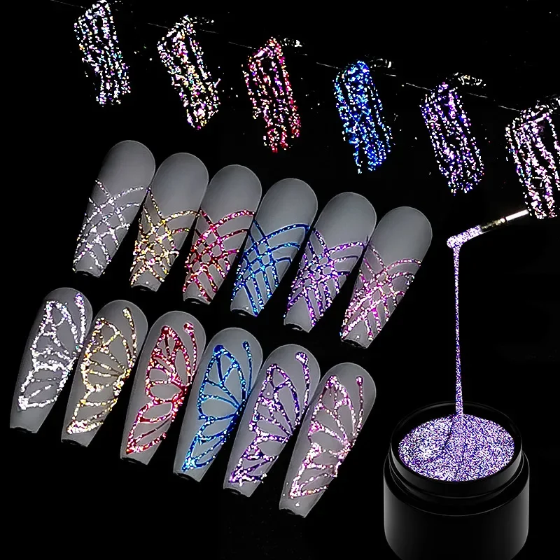Reflective Glitter Spider Gel  - Resin Craft Material recension och pris