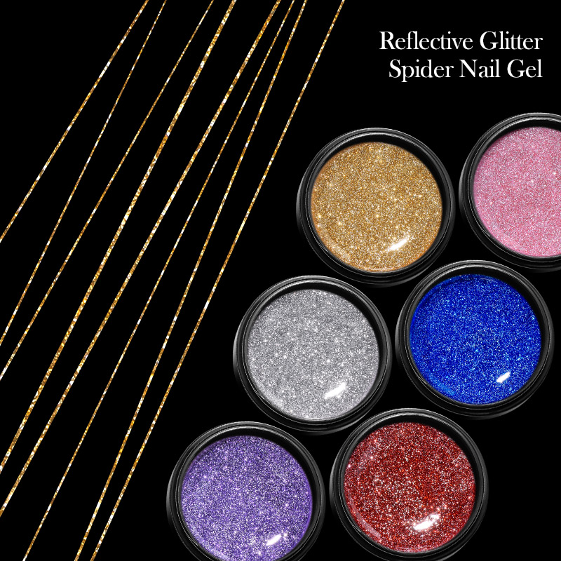 Reflective Glitter Spider Gel  - Resin Craft Material recension och pris