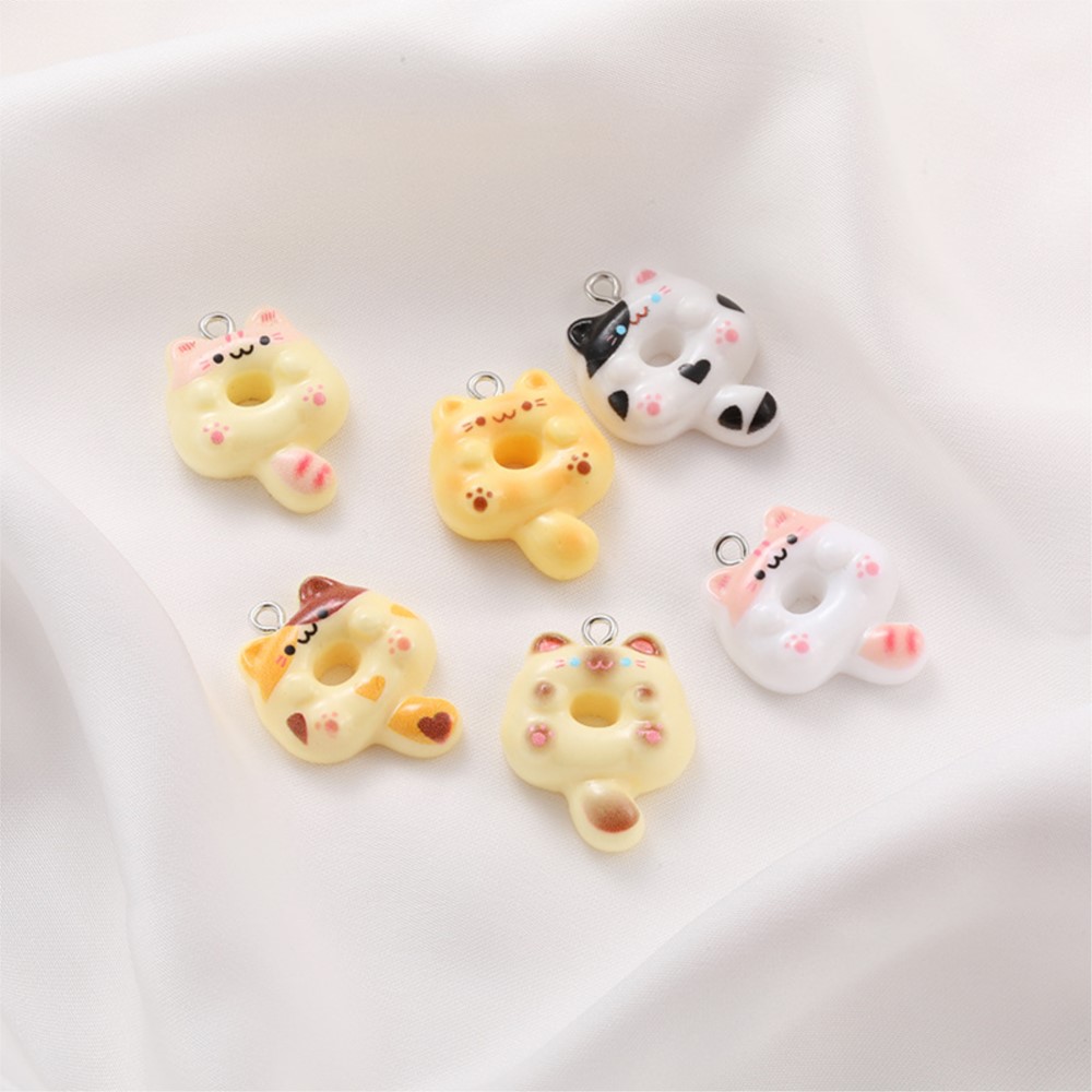 10Pcs Kawaii Cartoon Cat Resin - Resin Crafts Diy recension och pris