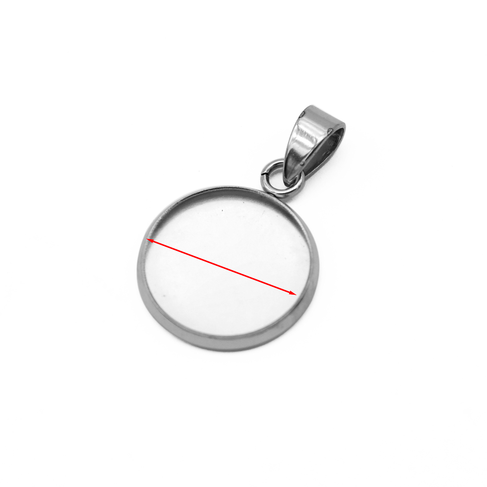 10pcs 316 Stainless Steel 6~20 - Bezels Set Pendant recension och pris