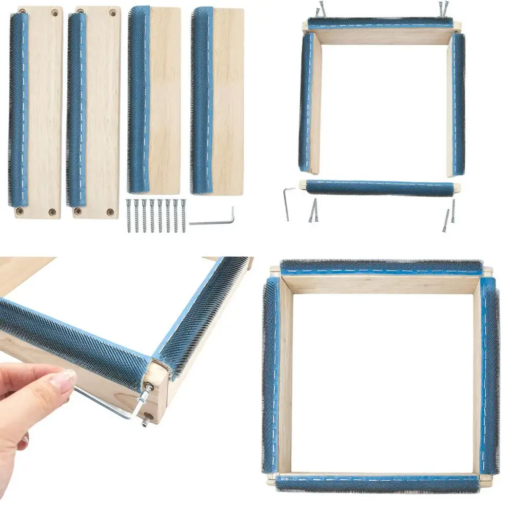 Punch Needle Frame Square Embr - Wood Ring Blank recension och pris
